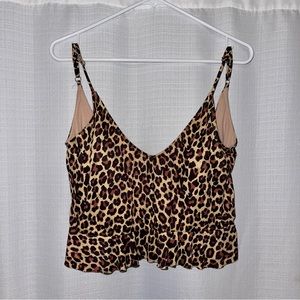 Kortni Jeane Scoop Back Swimsuit Top Size Large